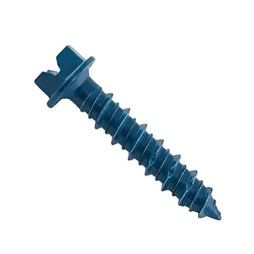 Ultracon®+ Hex Washer Head Blue Concrete Screw Anchor box of 100